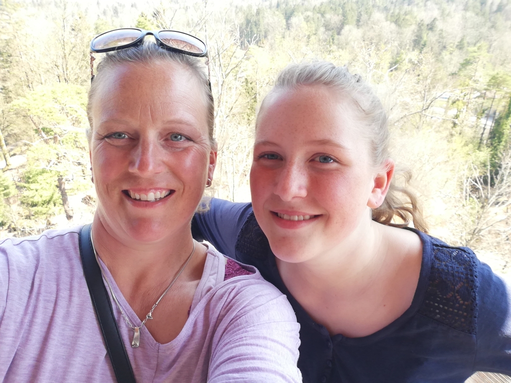 Betriebsleiterin mit Tochter Lena